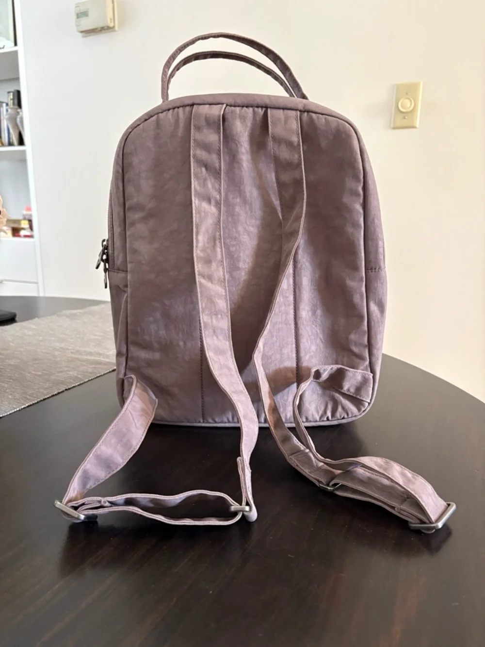 Herschel Orion Small Purple Leather Backpack
